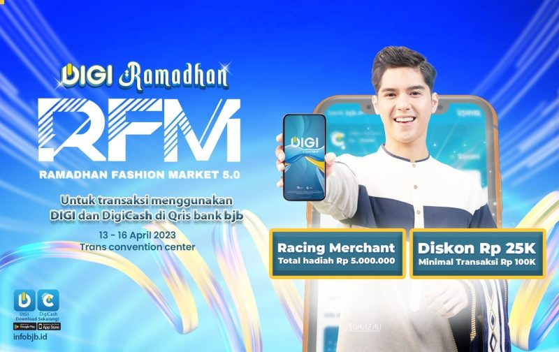 Dalam rangka mendukung kemajuan bisnis UMKM di bulan Ramadhan, bank bjb menggelar bazaar fashion baju muslim bertajuk DIGI Ramadhan 1444 H : Ramadhan Fashion Market. Acara diselenggarakan di Trans Convention Center - The Trans Luxury Hotel, Jalan Gatot Subroto, Kota Bandung pada Kamis 13 April 2023 hingga Minggu 16 April 2023. Foto: bank bjb untuk INIKEPRI.COM 