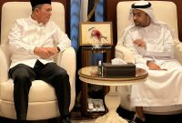 Gubernur Ansar bertemu Duta Besar (Dubes) UEA untuk Indonesia Y.M. Abdulla Salem Al-Dhaheri di Jakarta. Foto: Diskominfo Kepri 