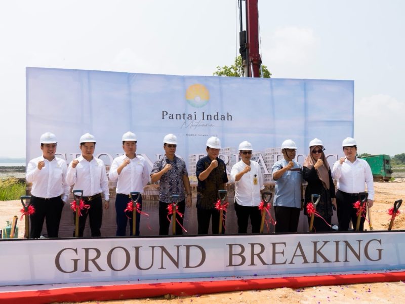 PT Cakra Agung Propertindo secara resmi memulai pembangunan kawasan Pantai Indah Mutiara di Kawasan Bengkong, Batam, Kepri, pada Jumat (13/4/2023). Foto: Istimewa 
