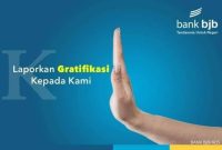 Sehubungan dengan Penerapan Program Pengendalian Gratifikasi dan Sistem Manajemen Anti Penyuapan (SMAP) dan dalam rangka memperingati Hari Raya Idul Fitri 1444 Hijriah tahun 2023, bank bjb komitmen untuk tidak menerima dan atau meminta gratifikasi/suap dalam bentuk apapun. Foto: bank bjb untuk INIKEPRI.COM 
