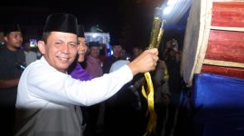 Pawai Takbir Idul Fitri 1444 H Tingkat Kota Tanjungpinang di Terminal Sei Carang Bintan Center Batu IX Tanjungpinang. Foto: Diskominfo Kepri 