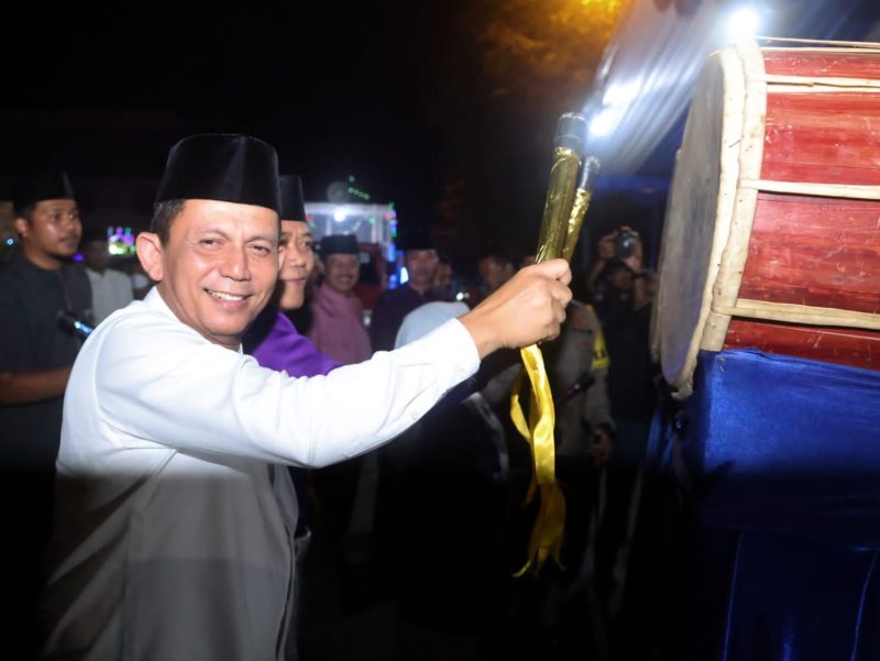 Pawai Takbir Idul Fitri 1444 H Tingkat Kota Tanjungpinang di Terminal Sei Carang Bintan Center Batu IX Tanjungpinang. Foto: Diskominfo Kepri 