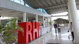 Sejak H+1 hingga H+3 Lebaran Idul Fitri 1444 Hijriah/2023, Bandara Raja Haji Fisabilillah (RHF) Tanjungpinang, Provinsi Kepulauan Riau (Kepri), telah melayani orang 1.466 penumpang. Foto:INIKEPRI.COM