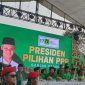 Deklarasi Ganjar Pranowo sebagai capres yang didukung PPP. Deklarasi digelar di Sleman, Rabu (26/4/2023). Foto: suarajogja.id/Hiskia Andika Weadcaksana
