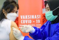 Vaksinasi COVID-19. Foto: Kemenkes 