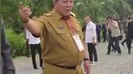 Momen Gubernur Lampung Arinal Djunaidi menanyakan nama daerah ke warga. Foto: Tangkapan Layar 