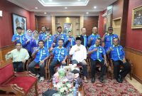 Ketua DPRD Kota Batam Nuryanto S.H., M.H menerima kunjungan Kepengurusan Dewan Pimpinan Cabang Keamanan Ketertiban Masyarakat Indonesia (DPC Kamtibmas) Kota Batam di ruang kerjanya, Senin (8/5/2023). Foto: INIKEPRI.COM 