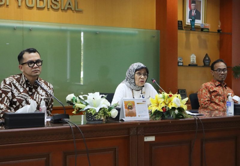 Komisi Yudisial (KY) mulai membuka pendaftaran untuk calon hakim agung dan calon hakim ad hoc Hak Asasi Manusia (HAM) di Mahkamah Agung (MA) tahun 2023 sejak Senin (8/5/2023) sampai Senin (29/5/2023). Foto: Dok. Komisi Yudisial