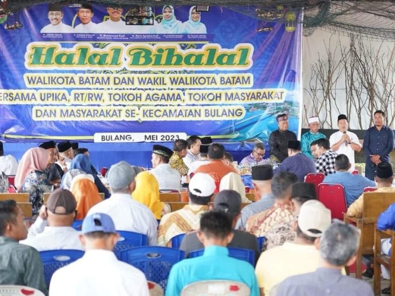 Halalbihalal yang digelar Pemko Batam. Foto: MC Batam