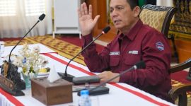 Gubernur Kepulauan Riau, Ansar Ahmad memimpin Rapat Penataan Kawasan Gurindam 12 di Gedung Daerah Provinsi Kepulauan Riau, Tanjungpinang. Foto: Diskominfo Kepri 