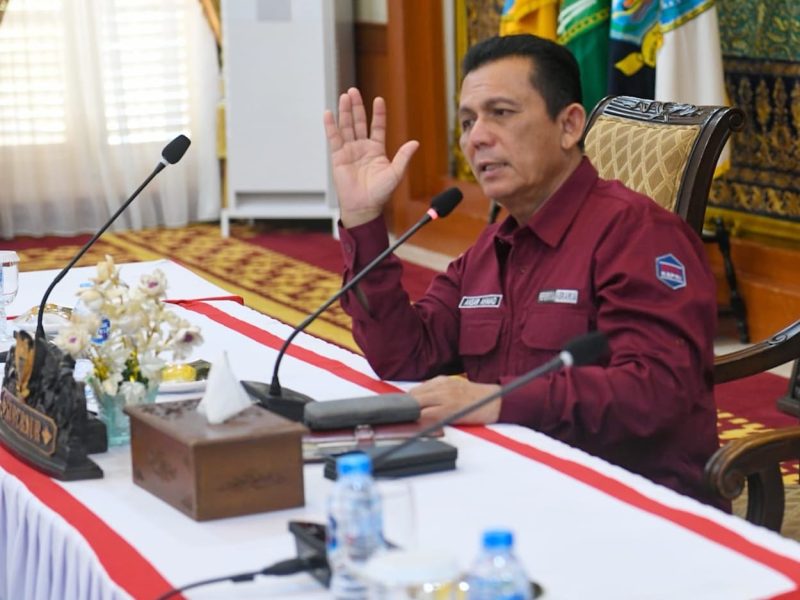 Gubernur Kepulauan Riau, Ansar Ahmad memimpin Rapat Penataan Kawasan Gurindam 12 di Gedung Daerah Provinsi Kepulauan Riau, Tanjungpinang. Foto: Diskominfo Kepri 