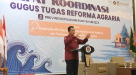 Rapat Koordinasi Gugus Tugas Reforma Agraria Provinsi Kepulauan Riau di Trans Convention Centre Aston. Foto: Diskominfo Kepri 
