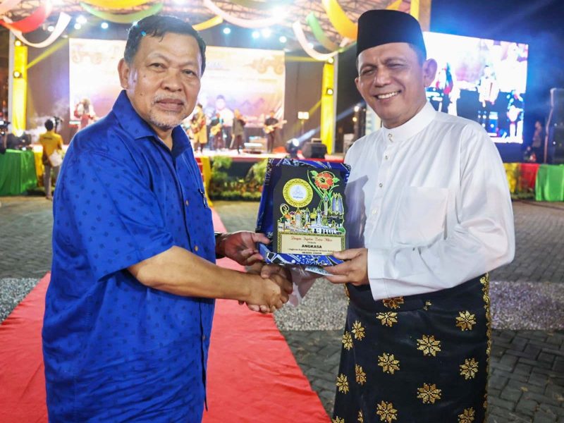 Malam Puncak Pekan Kebudayaan Daerah dan Road To Gebyar Melayu Pesisir Sempena Hari Marwah Provinsi Kepri Ke -21 Tahun 2023 di Monumen Relief Antam Kijang, Kabupaten Bintan. Foto: Diskominfo Kepri 