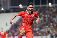 Ramadhan Sananta, anak Daik, Lingga, Kepulauan Riau, sukses menjebol gawang Thailand di laga final SEA Games 2023. Foto: PSSI 