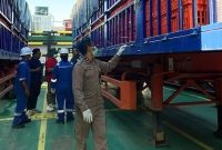 Karantina Pertanian Tanjungpinang, Kepri, memeriksa kesehatan ayam hidup yang diekspor ke negara Singapura, Jumat (12/5/2023). Foto:ANTARA/HO-Karantina Pertanian Tanjungpinang/am.