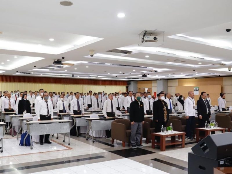 MA melakukan pembukaan Seleksi Profile Assessment Calon Hakim Tipikor Tahap XIX 2023, bertempat di Auditorium Litbang Diklat Kumdil Mahkamah Agung. Foto: Dok. MA