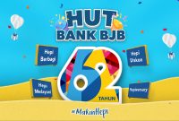 Menyambut momen perayaan Hari Ulang Tahun (HUT) ke-62, bank bjb menggelar promo bjb Lucky Birthday Bancassurance yang merupakan program pemeberian hadiah kepada nasabah yang melakukan pembelian produk Bancassurance bank bjb yang berlaku sejak 2 Mei sampai 30 Juni 2023. Foto: bank bjb untuk INIKEPRI.COM 