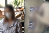 LA pemeran video mesum dengan TKA China. Foto: Tangkapan Layar 