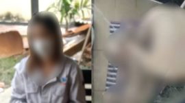 LA pemeran video mesum dengan TKA China. Foto: Tangkapan Layar 