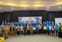 Pengurus DPD KNPI Kabupaten Konawe periode 2023-2026 berfoto bersama dengan tamu undangan. Foto: INIKEPRI.COM 