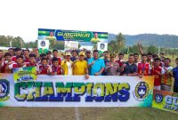 Penutupan Kejuaraan Sepak Bola Piala Gubernur Kepri Tahun 2023 Zona Kabupaten Bintan di Lapangan Sepak Bola Asyura Gunung Lengkuas Km.20 Kijang, Kabupaten Bintan. Foto: Diskominfo Kepri