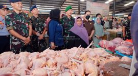 Wali Kota Tanjungpinang Hj Rahma saat meninjau pasar beberapa waktu yang lalu. Foto: Diskominfo Tanjungpinang 