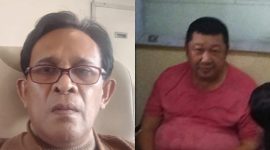 Ketua umum Peradi Bersatu Dr. Boy Kanu (kiri) dan bos PT MRS Jhoni Ong. Foto: Istimewa 