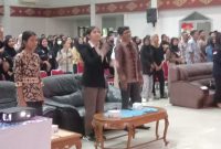 Kegiatan Millenial Wak Digital, Public Speaking dan Business Class yang diikuti oleh puluhan pemuda-pemudi, di aula edung PKK Senggarang, Kota Tanjungpinang, Sabtu (27/5/2023). Foto: Diskominfo Tanjungpinang
