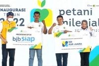 Pemerintah Daerah Provinsi Jawa Barat bersama bank bjb laksanakan kegiatan Inaugurasi Petani Milenial Angkatan 2022 pada Selasa 30 Mei 2023, bertempat di Graha Sanusi Hardjadinata, Kampus Universitas Padjajaran, Jalan Dipati Ukur No 35, Kota Bandung, Jawa Barat. Foto: bank bjb untuk INIKEPRI.COM 