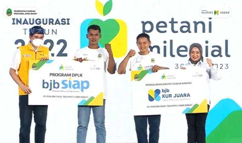 Pemerintah Daerah Provinsi Jawa Barat bersama bank bjb laksanakan kegiatan Inaugurasi Petani Milenial Angkatan 2022 pada Selasa 30 Mei 2023, bertempat di Graha Sanusi Hardjadinata, Kampus Universitas Padjajaran, Jalan Dipati Ukur No 35, Kota Bandung, Jawa Barat. Foto: bank bjb untuk INIKEPRI.COM 