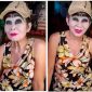 Xaon, wanita Vietnam yang bermake up tebal selama 30 tahun. Foto:Istimewa 