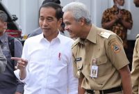 Presiden Joko Widodo dan Ganjar Pranowo. Foto:Istimewa 