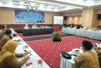 Dinas Pemuda dan Olahraga Kota Tanjungpinang, menggelar rapat tim koordinasi lintas sektor tentang penyelenggaraan pelayanan kepemudaan di Kota Tanjungpinang, Selasa (6/6/2023) di Hotel Aston Tanjungpinang. Foto: Diskominfo Tanjungpinang
