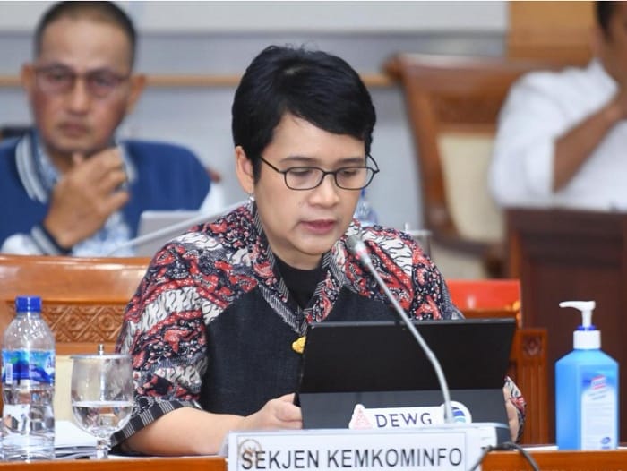 Sekretaris Jenderal Kementerian Komunikasi dan Informatika (Sekjen Kominfo), Mira Tayyiba. Foto: Kemenkominfo