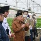 Wakil Presiden Ma’ruf Amin memberikan keterangan pers kepada wartawan di Batam, Kepulauan Riau, Rabu (7/6/2023). Foto: ANTARA/HO-BPMI Setwapres.