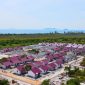 Kampung Baru Pangkalan sebagai lokasi pembangunan RISHA untuk warga Serasan yang terdampak bencana longsor. Pembangunan RISHA ini hampir selesai. Foto: dok/cen sui lan