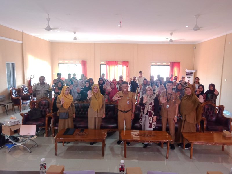 Dinas Pemberdayaan Perempuan, Perlindungan Anak dan Pemberdayaan Masyarakat (DP3APM) Kota Tanjungpinang gelar sosialisasi pencegahan tindak pidana perdagangan orang dan pencegahan kekerasan terhadap perempuan dan anak. Foto: Diskominfo Tanjungpinang 