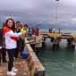 Anggota DPR RI dari Partai Golkar Dapil Kepulauan Riau Cen Sui Lan saat di Pelabuhan Moco Tanjungpinang. Foto: Istimewa 