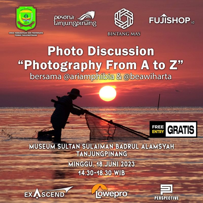 Dinas Kebudayaan dan Pariwisata (Disbudpar) Kota Tanjungpinang mengundang 20 fotografi nasional untuk hunting keindahan alam dan destinasi wisata di kota Tanjungpinang.  Foto: Diskominfo Tanjungpinang 