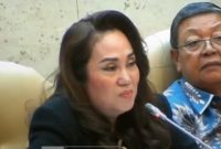 Anggota DPR RI dari Partai Golkar Dapil Kepulauan Riau Cen Sui Lan. Foto: Tangkapan Layar 