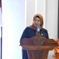 Bunda PAUD Provinsi Kepulauan Riau Hj. Dewi Kumalasari Ansar resmi membuka kegiatan Sinkronisasi Rencana Kerja Balai Penjaminan Mutu Pendidikan (BPMP) Kepri tentang Transisi PAUD-SD dengan Forum Komunikasi PAUD dan Pemangku Kepentingan lainnya di Aula Kantor BPMP Kepri, Bintan, Senin (19/6). Foto: Diskominfo Kepri 
