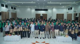 Dalam rangka mempersiapkan generasi muda sebagai agen perubahan untuk membangun negeri, PLN Batam menylenggarakan Kuliah Umum di Aula Universitas Ibnu Sina, Batam, Selasa (20/6). Foto: PLN Batam untuk INIKEPRI.COM 