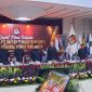 Rapat pleno terbuka rekapitulasi daftar pemilih tetap (DPT) tingkat nasional Pemilu 2024 di Ruang Sidang Utama, Kantor Komisi Pemilihan Umum (KPU), Jakarta, Minggu (2/7/2023). Foto: ANTARA/Fath Putra Mulya