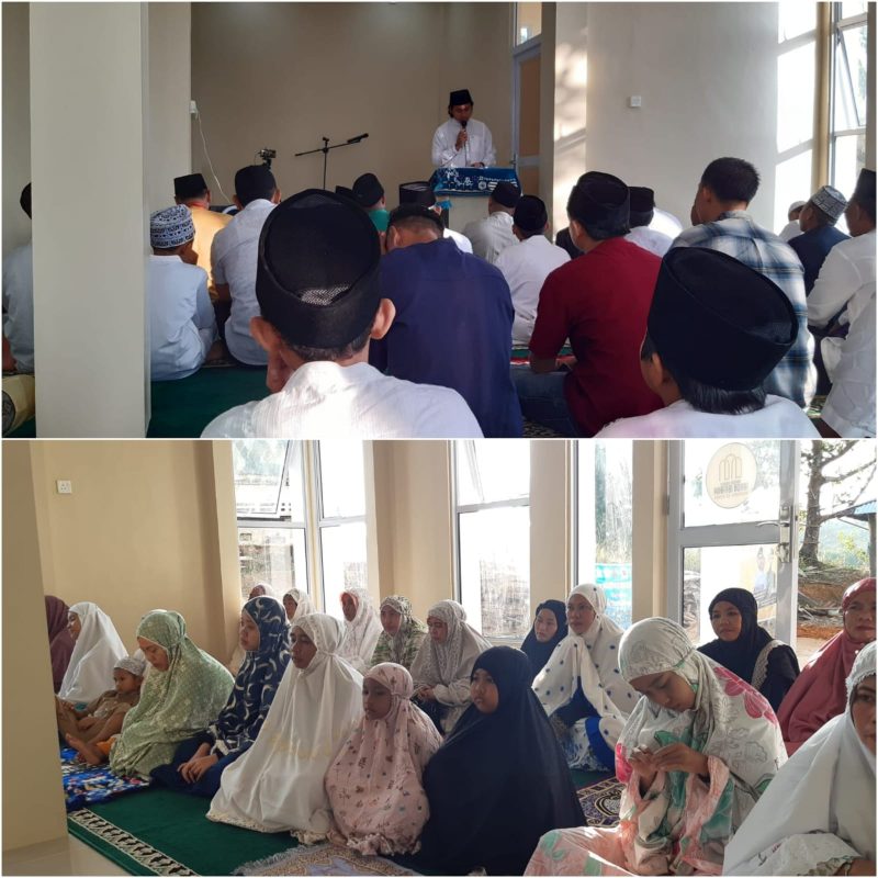 Suasana Salat Idul Adha 1444 H di Masjid Chadidjah Abu Bakar Tanjung Gundap kota Batam. Foto: YSAI 