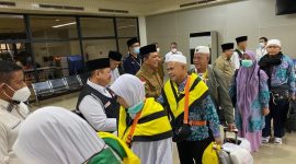 369 Jemaah Haji tiba di Batam. Foto: Istimewa 