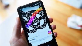 Aplikasi Threads Instagram. Foto:SHUTTERSTOCK 