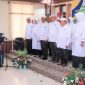 Wali Kota Tanjungpinang, Hj. Rahma, S.IP.,M.M, mengukuhkan Pengurus Daerah Ikatan Persaudaraan Haji Indonesia (PD IPHI) Kota Tanjungpinang periode 2022-2027 di Aula mini Asrama Haji Tanjungpinang, Minggu (9/7/2023). Foto: Diskominfo Tanjungpinang 