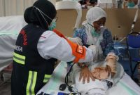 Jemaah haji Indonesia yang dirawat, baik di Klinik Kesehatan Haji Indonesia (KKHI) Makkah maupun Rumah Sakit Arab Saudi (RSAS) di Makkah, paling banyak menderita pneumonia atau radang paru. Foto: Kemenkes 