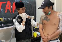 Wakil Wali Kota Batam Amsakar Achmad membuka program hapus tato gratis. Foto: INIKEPRI.COM 