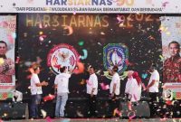 Rangkaian peringatan Hari Penyiaran Nasional (Harsiarnas) ke-90 dan Rapat Koordinasi Nasional Komisi Penyiaran Indonesia (KPI) di Provinsi Kepulauan Riau resmi di-kick off Gubernur Kepri H. Ansar Ahmad di Pelataran Gurindam Dua Belas, Tanjungpinang, Sabtu (15/7/2023). Foto:Diskominfo Kepri 